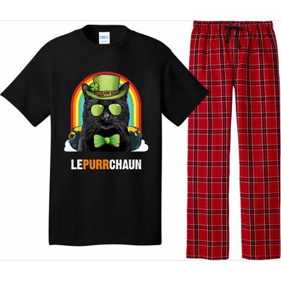 Funny Bombay Cat Lepurrchaun St Patricks Day Gift Pajama Set