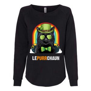 Funny Bombay Cat Lepurrchaun St Patricks Day Gift Womens California Wash Sweatshirt