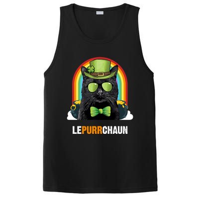 Funny Bombay Cat Lepurrchaun St Patricks Day Gift PosiCharge Competitor Tank