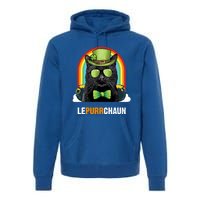 Funny Bombay Cat Lepurrchaun St Patricks Day Gift Premium Hoodie