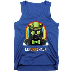 Funny Bombay Cat Lepurrchaun St Patricks Day Gift Tank Top