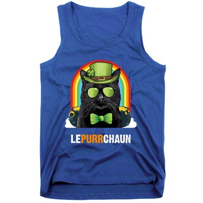 Funny Bombay Cat Lepurrchaun St Patricks Day Gift Tank Top