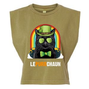 Funny Bombay Cat Lepurrchaun St Patricks Day Gift Garment-Dyed Women's Muscle Tee