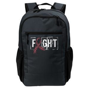 Fight Breast Cancer Awareness Leopard Ribbon Daily Commute Backpack