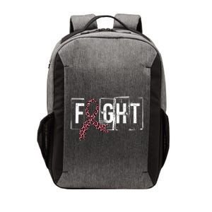 Fight Breast Cancer Awareness Leopard Ribbon Vector Backpack