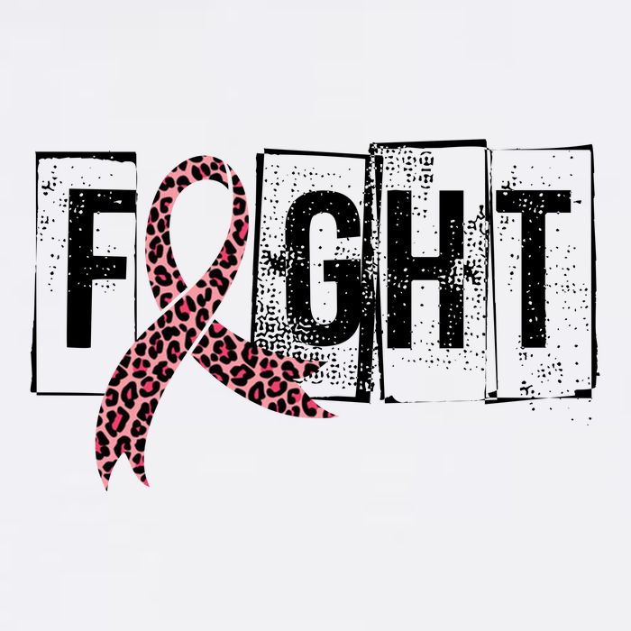Fight Breast Cancer Awareness Leopard Ribbon Doggie Tank