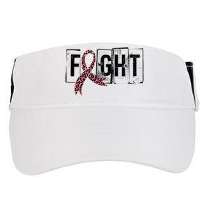 Fight Breast Cancer Awareness Leopard Ribbon Adult Drive Performance Visor