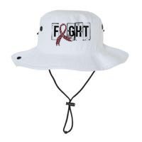 Fight Breast Cancer Awareness Leopard Ribbon Legacy Cool Fit Booney Bucket Hat