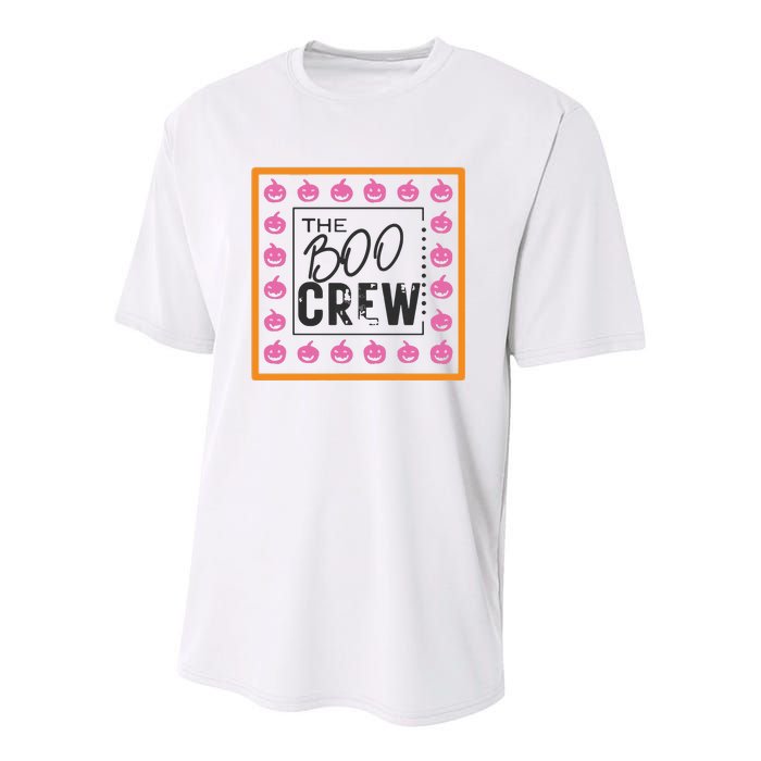 Falloween Boo Crew Youth Performance Sprint T-Shirt