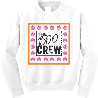 Falloween Boo Crew Kids Sweatshirt