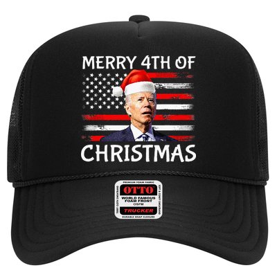Funny Biden Confused Merry Happy 4th Of July Christmas Flag Trucker Hat