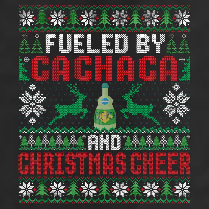 Fueled By Cachaca And Christmas Cheer Ing Xmas Party Gift 11oz C Handle Ceramic Mug