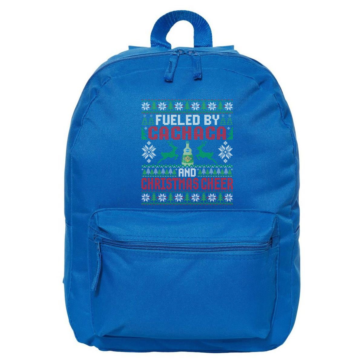 Fueled By Cachaca And Christmas Cheer Ing Xmas Party Gift 16 in Basic Backpack