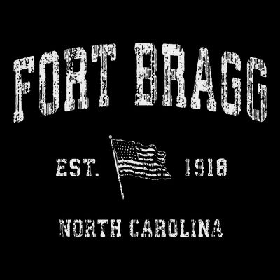 Fort Bragg California Ca Vintage Us Flag Sports T-Shirt