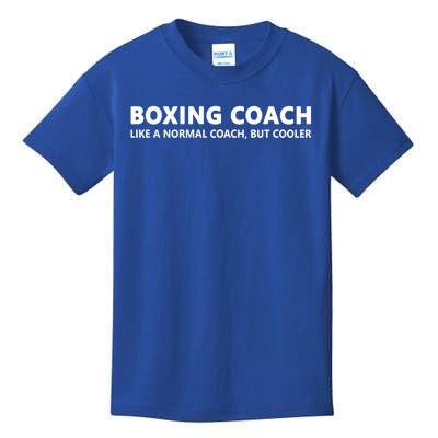 Funny Boxing Coach Definition Boxing Coach Great Gift Kids T-Shirt