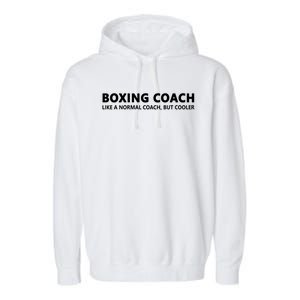 Funny Boxing Coach Definition Boxing Coach Great Gift Garment-Dyed Fleece Hoodie