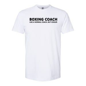 Funny Boxing Coach Definition Boxing Coach Great Gift Softstyle CVC T-Shirt