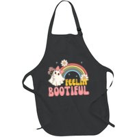 Feeling Bootiful Cute Retro Ghost Halloween Apron