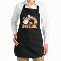 Feeling Bootiful Cute Retro Ghost Halloween Apron