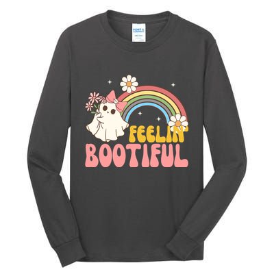 Feeling Bootiful Cute Retro Ghost Halloween Tall Long Sleeve T-Shirt