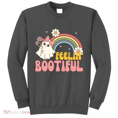 Feeling Bootiful Cute Retro Ghost Halloween Tall Sweatshirt