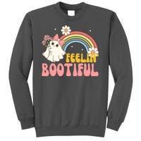 Feeling Bootiful Cute Retro Ghost Halloween Tall Sweatshirt