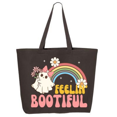 Feeling Bootiful Cute Retro Ghost Halloween 25L Jumbo Tote