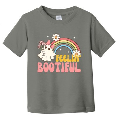 Feeling Bootiful Cute Retro Ghost Halloween Toddler T-Shirt