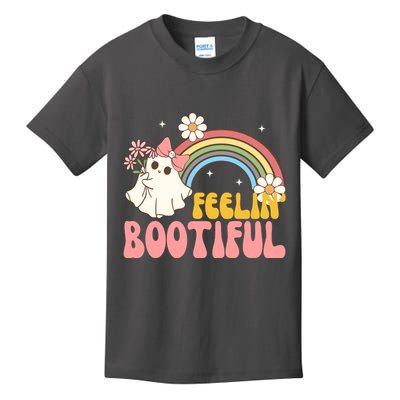 Feeling Bootiful Cute Retro Ghost Halloween Kids T-Shirt