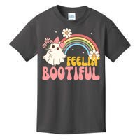 Feeling Bootiful Cute Retro Ghost Halloween Kids T-Shirt