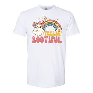 Feeling Bootiful Cute Retro Ghost Halloween Softstyle® CVC T-Shirt