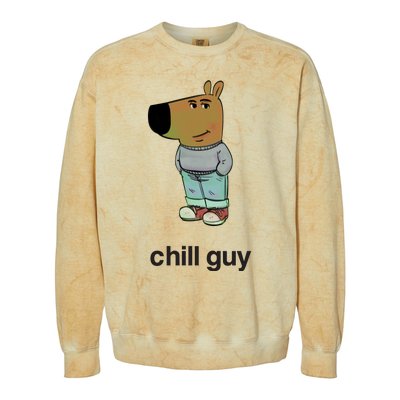 Frank Bach Chill Guy Colorblast Crewneck Sweatshirt