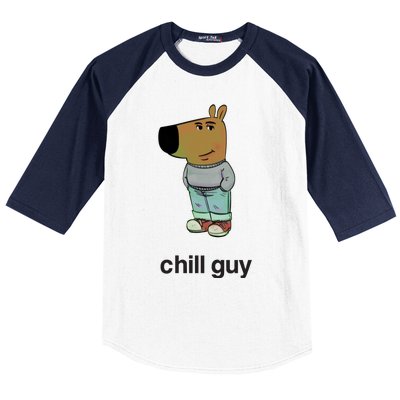 Frank Bach Chill Guy Baseball Sleeve Shirt