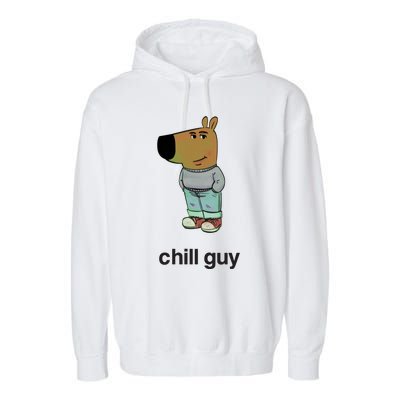 Frank Bach Chill Guy Garment-Dyed Fleece Hoodie