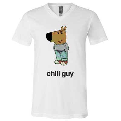 Frank Bach Chill Guy V-Neck T-Shirt