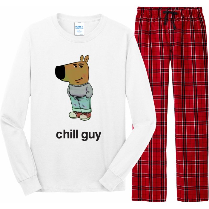 Frank Bach Chill Guy Long Sleeve Pajama Set