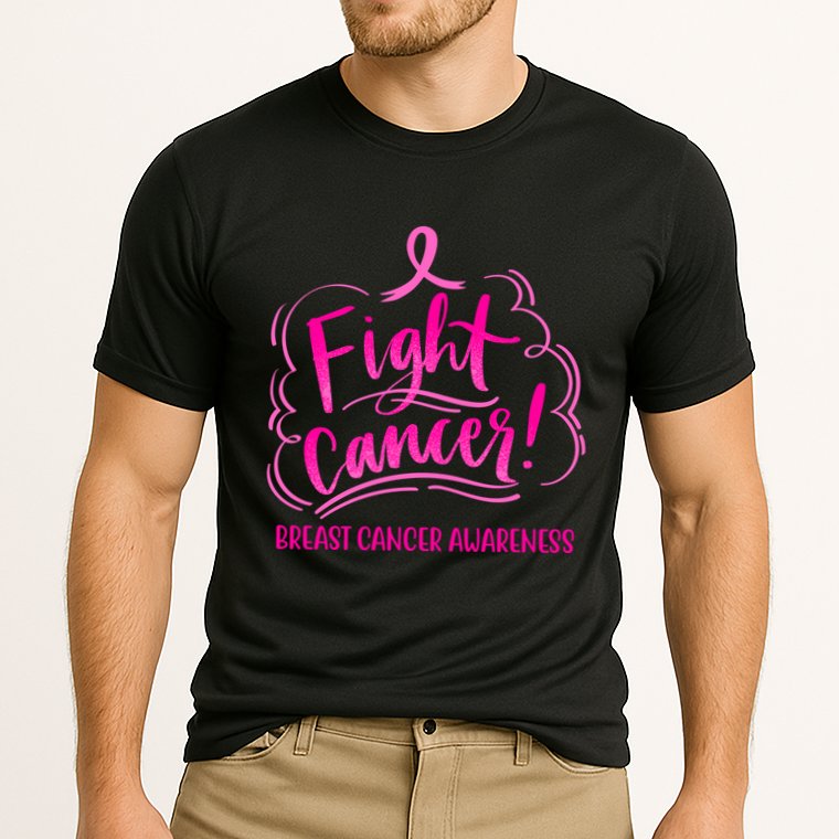 Fight Breast Cancer Awareness Cooling Performance Crew T-Shirt