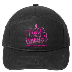 Fight Breast Cancer Awareness 7-Panel Snapback Hat