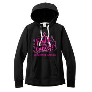 Fight Breast Cancer Awareness Women's Fleece Hoodie