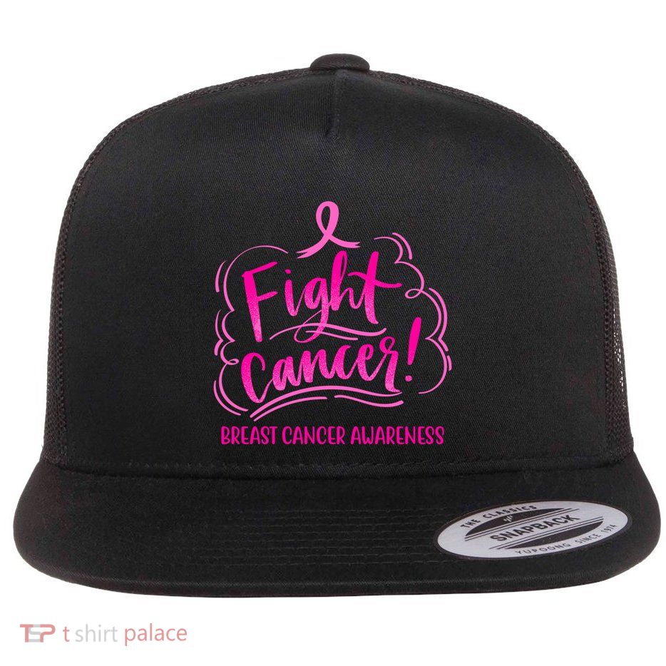 Fight Breast Cancer Awareness Flatbill Hat