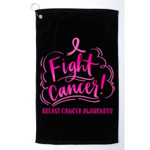 Fight Breast Cancer Awareness Platinum Collection Golf Towel