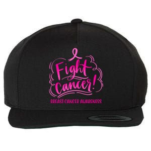 Fight Breast Cancer Awareness Wool Snapback Cap