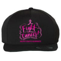 Fight Breast Cancer Awareness Wool Snapback Cap