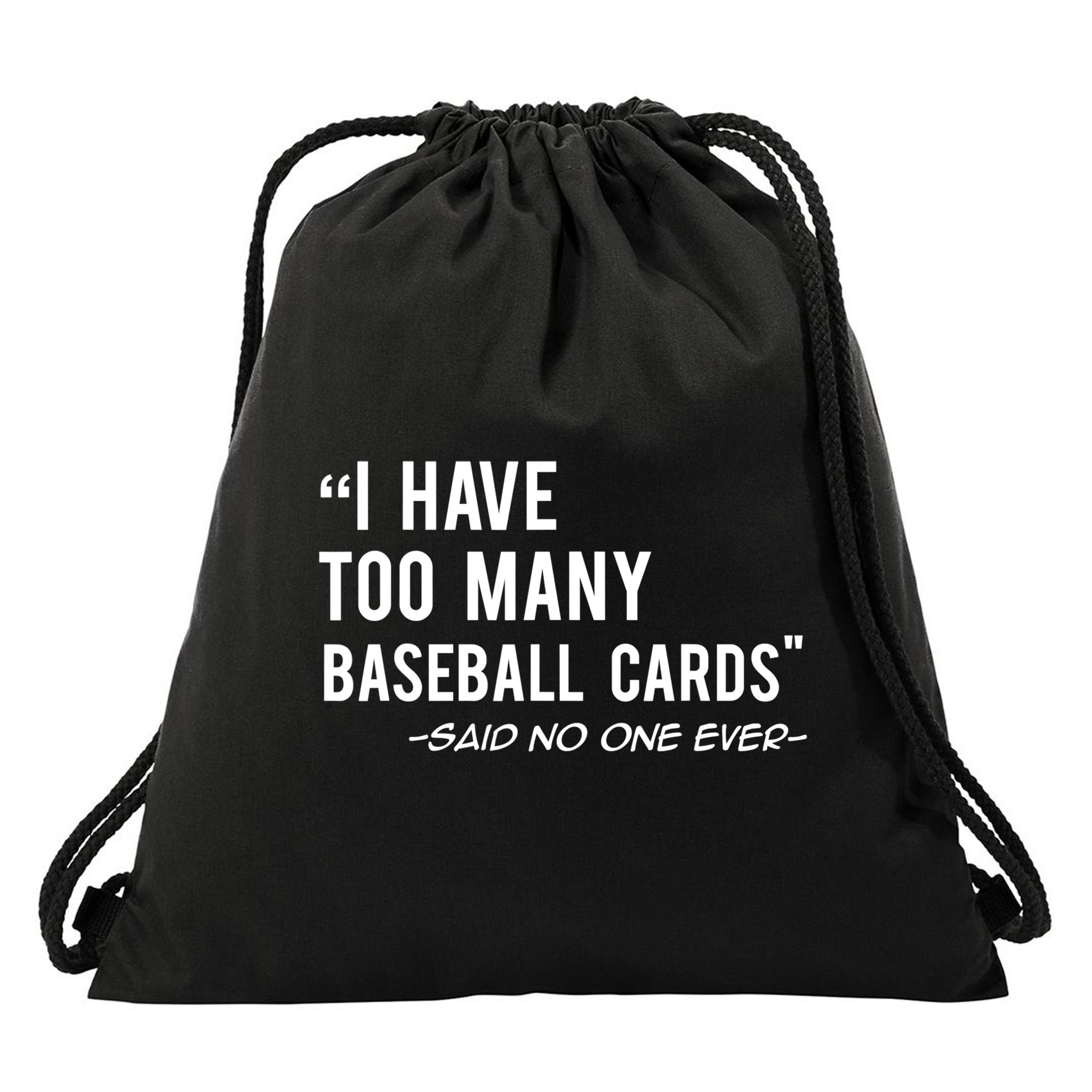 Funny Baseball Cards Collector Gift TShirt TShirt Drawstring Bag
