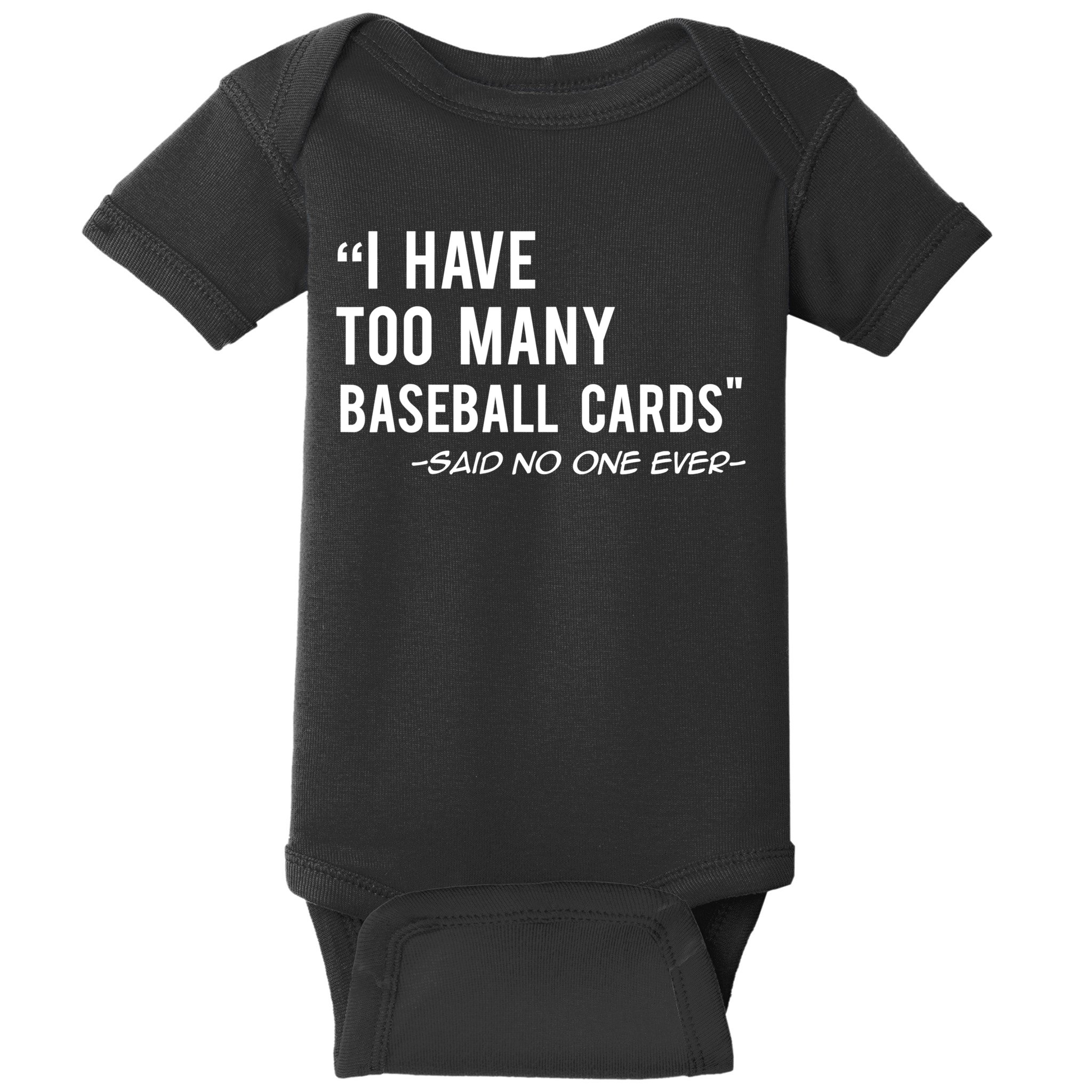 Funny Baseball Cards Collector Gift TShirt TShirt Baby Bodysuit