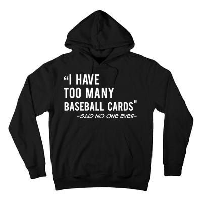 Funny Baseball Cards Collector Gift TShirt TShirt Tall Hoodie
