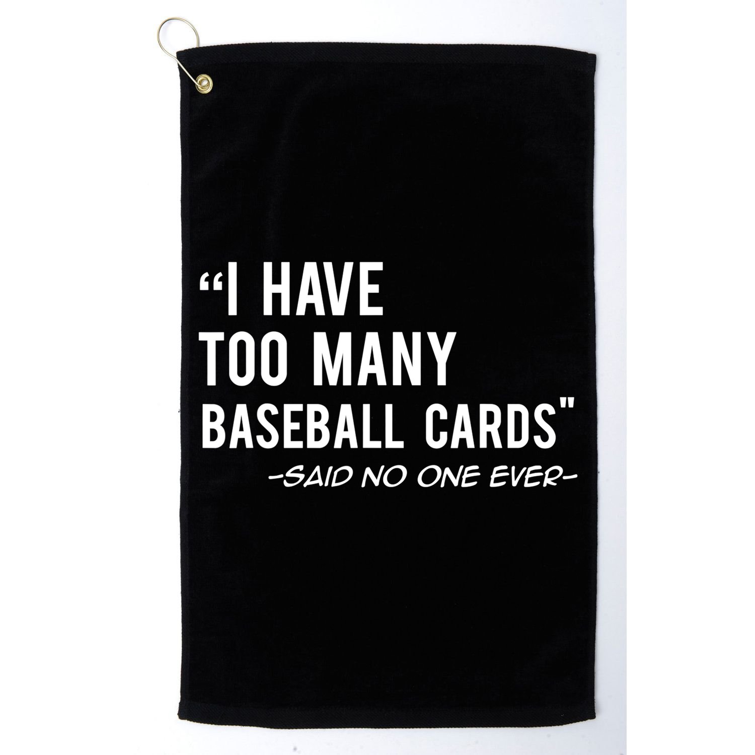 Funny Baseball Cards Collector Gift TShirt TShirt Golf Towel