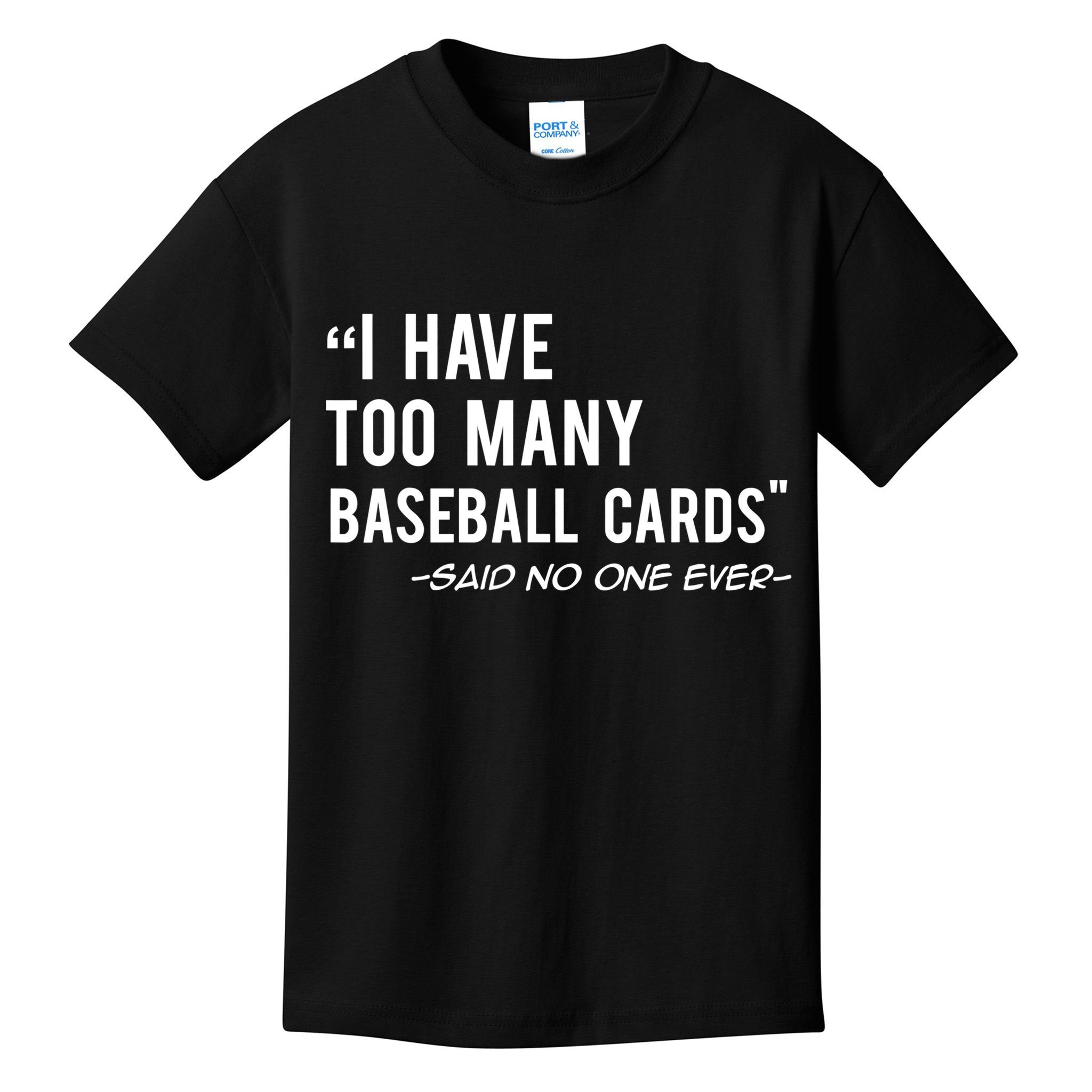 Funny Baseball Cards Collector Gift TShirt TShirt Kids T-Shirt