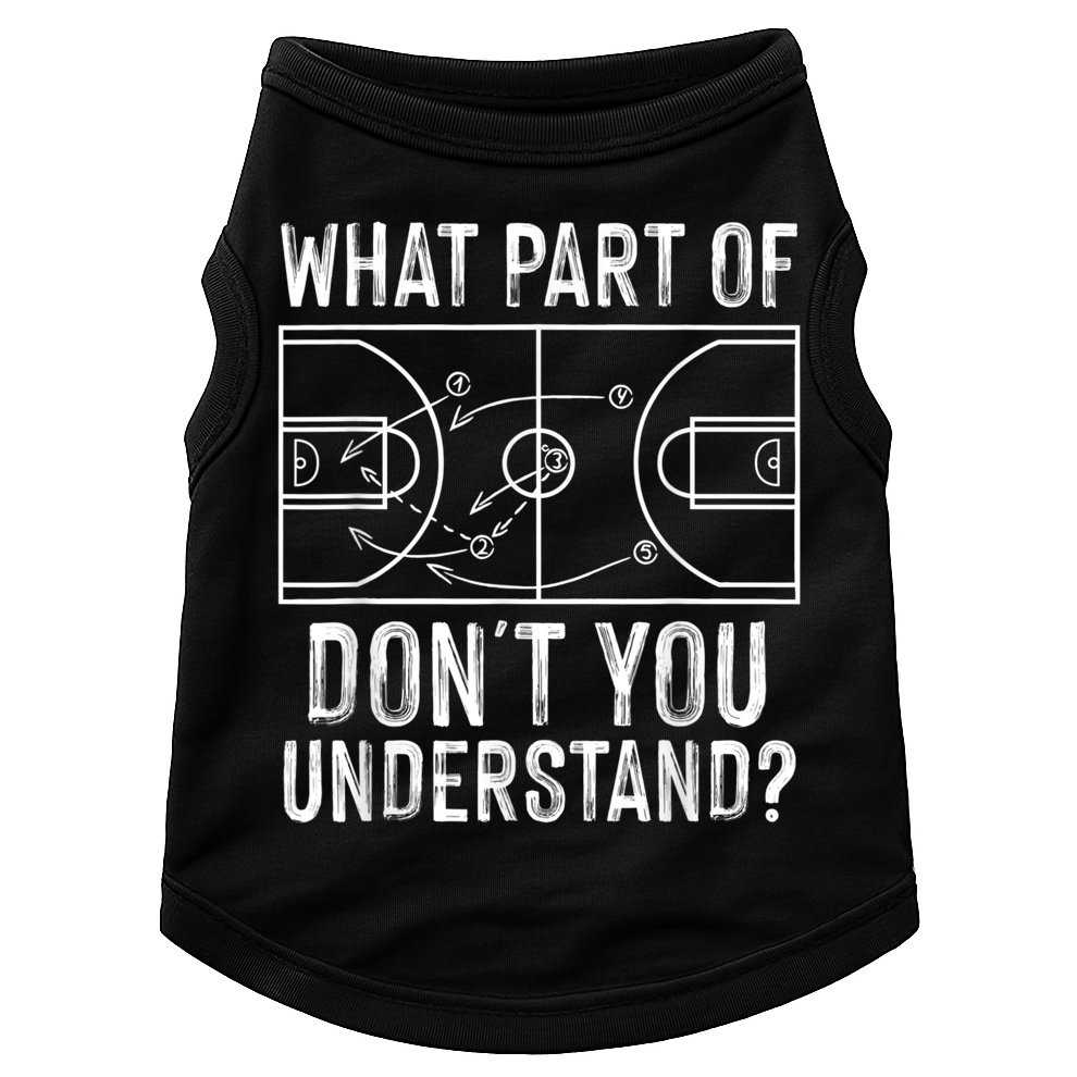 Funny Basketball Coach Design Men Women Ball Game Trainers Doggie Tank