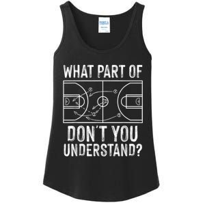 Funny Basketball Coach Design Men Women Ball Game Trainers Ladies Essential Tank